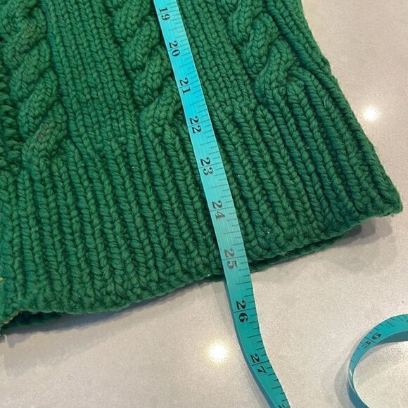 Homemade women’s cardigan size medium to large see measurements green super cool - Picture 7 of 10